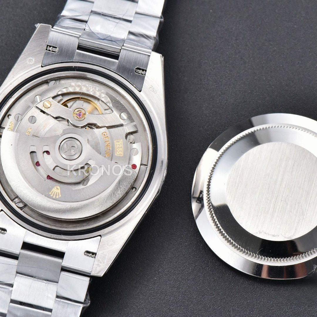 Daydate 36mm Ice Blue Dial Diamond Marker - Authentic Movement