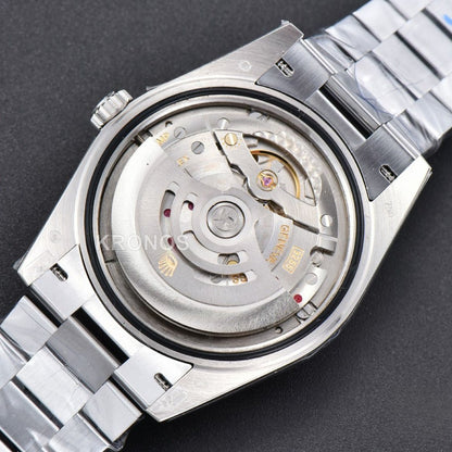 Daydate 36mm Ice Blue Dial Diamond Marker - Authentic Movement