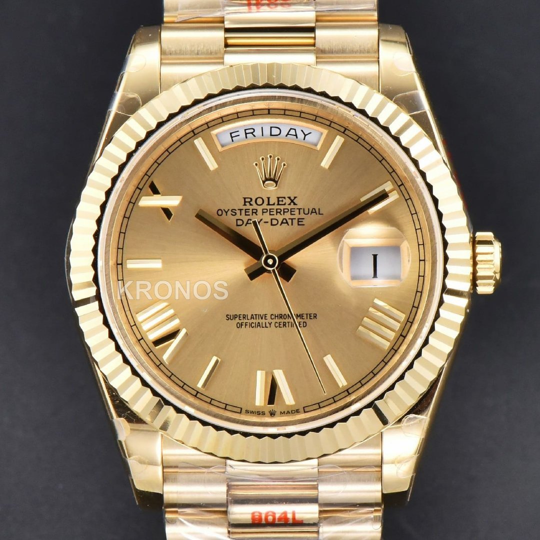 Daydate 40mm Dial Roma Marker - Authentic Movement