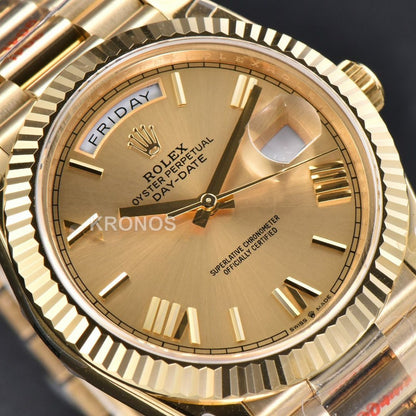 Daydate 40mm Dial Roma Marker - Authentic Movement