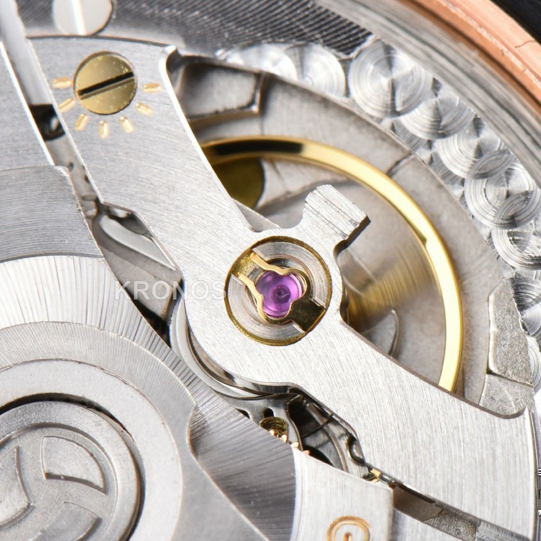 Daydate 40mm Brown Dial Diamond Marker A3235 - Authentic Movement