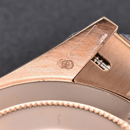Daydate 40mm Brown Dial Diamond Marker A3235 - Authentic Movement