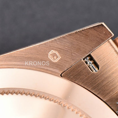 Daydate 40mm Brown Dial Diamond Marker A3235 - Authentic Movement