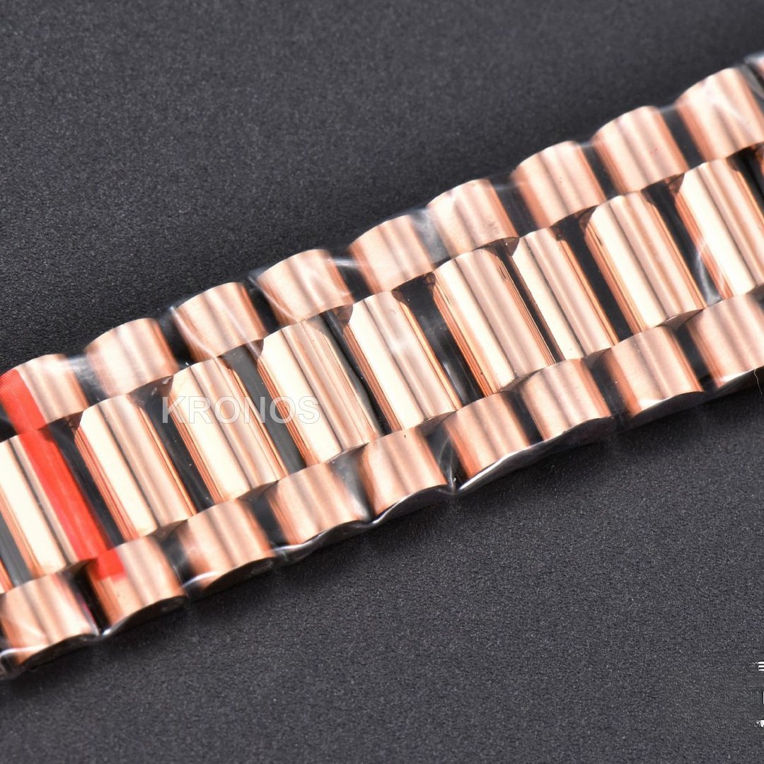 Daydate 40mm Brown Dial Diamond Marker A3235 - Authentic Movement