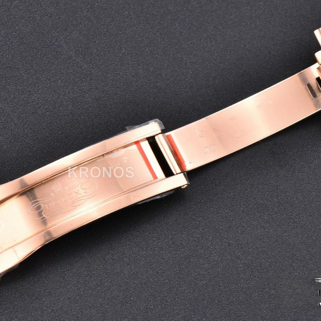 Daydate 40mm Brown Dial Diamond Marker A3235 - Authentic Movement