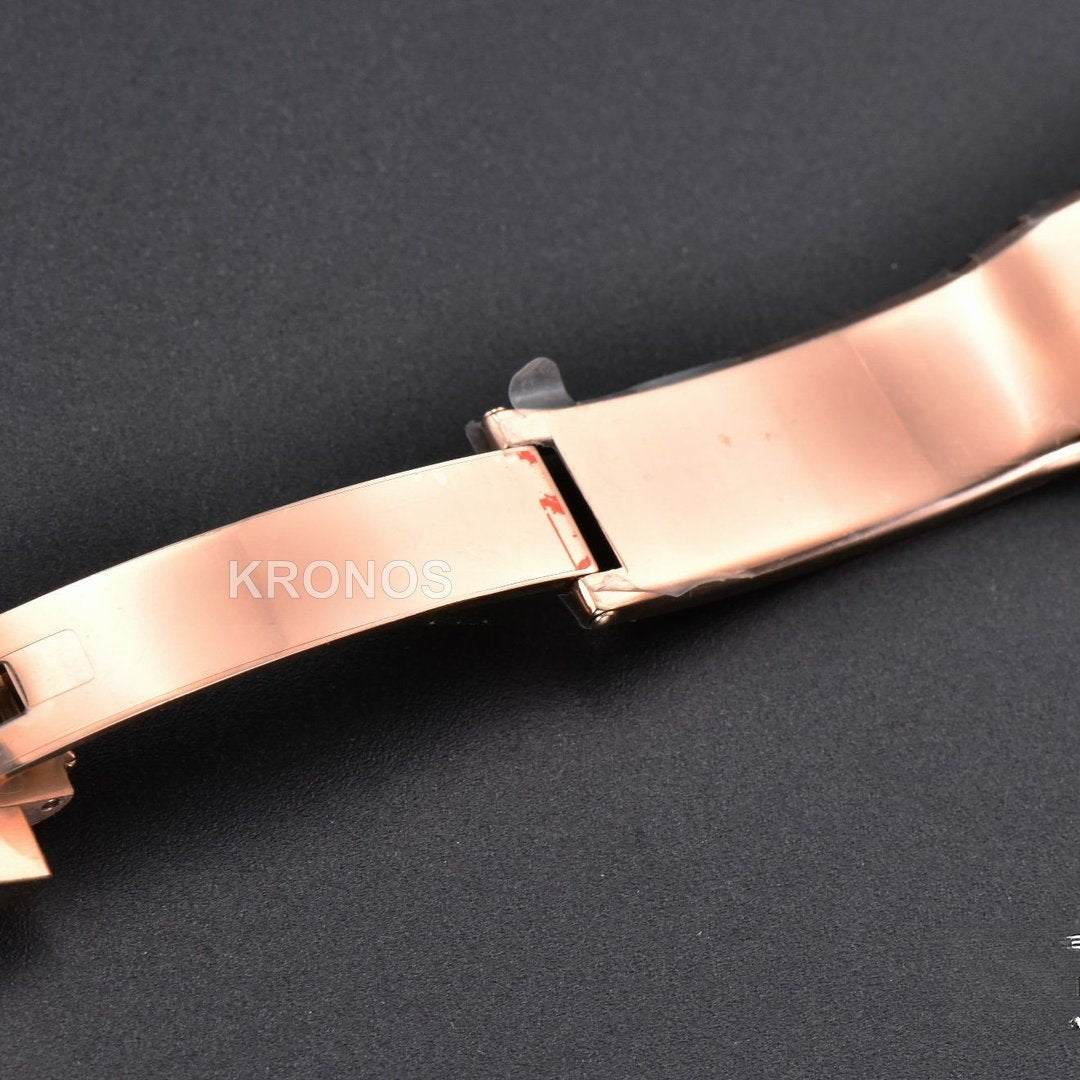 Daydate 40mm Brown Dial Diamond Marker A3235 - Authentic Movement
