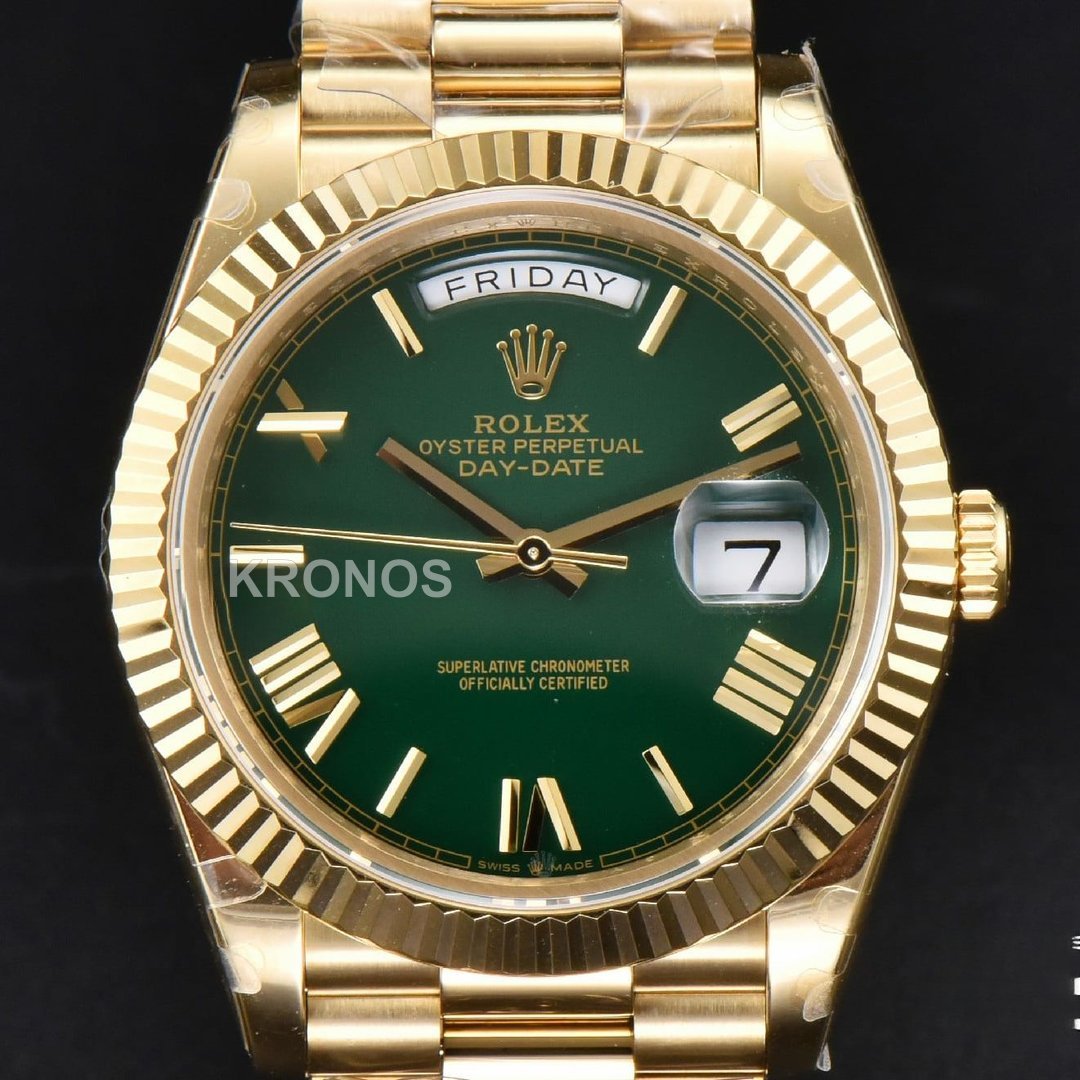 Daydate 40mm Green Dial - Authentic Movement