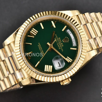 Daydate 40mm Green Dial - Authentic Movement