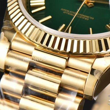 Daydate 40mm Green Dial - Authentic Movement