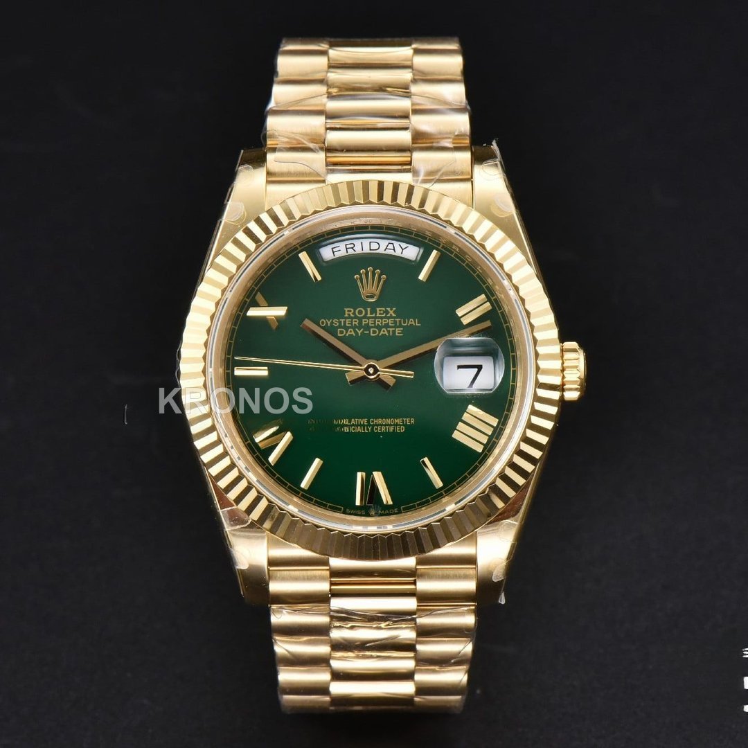 Daydate 40mm Green Dial - Authentic Movement