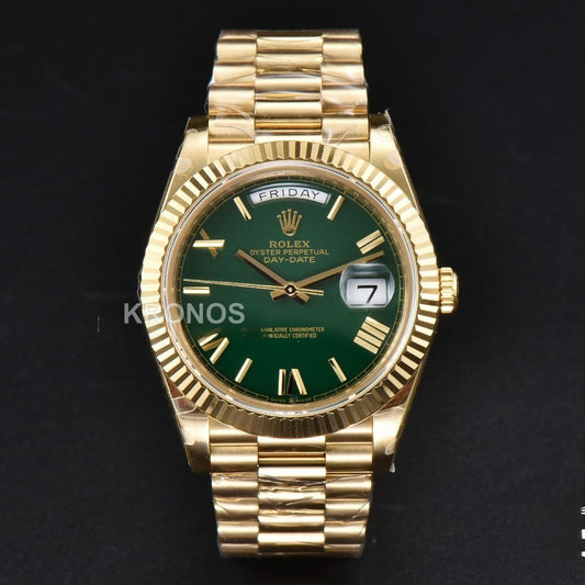 Daydate 40mm Green Dial - Authentic Movement
