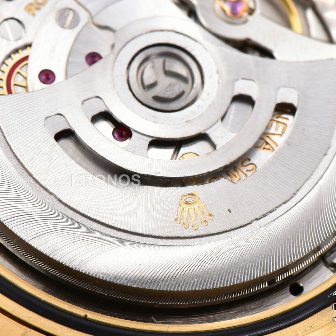 Daydate 40mm Black Dial Diamond Authentic Movement