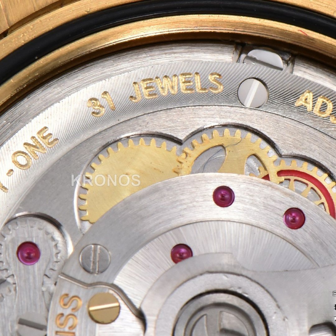 Daydate 40mm Black Dial Diamond Authentic Movement
