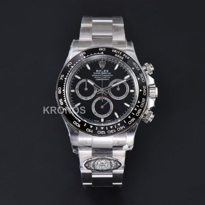 Daytona 40mm Black Dial Black - Authentic Movement