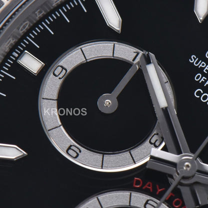 Daytona 40mm Black Dial Black - Authentic Movement