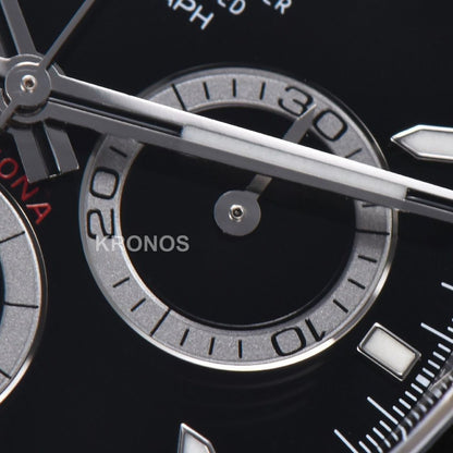 Daytona 40mm Black Dial Black - Authentic Movement