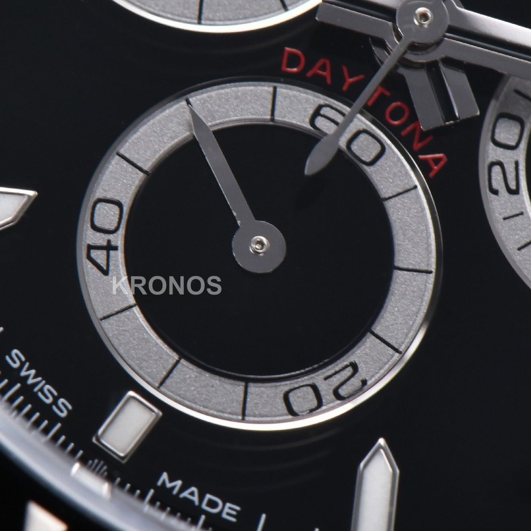 Daytona 40mm Black Dial Black - Authentic Movement
