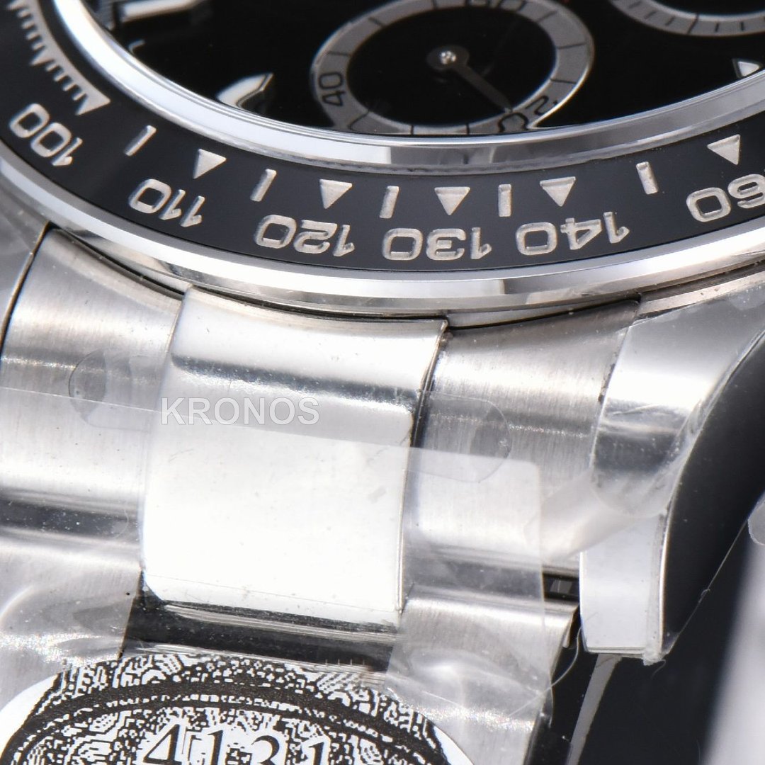 Daytona 40mm Black Dial Black - Authentic Movement