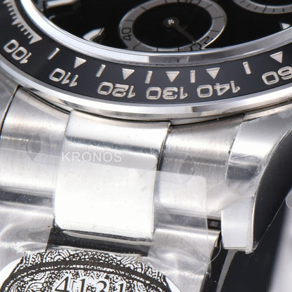 Daytona 40mm Black Dial Black - Authentic Movement