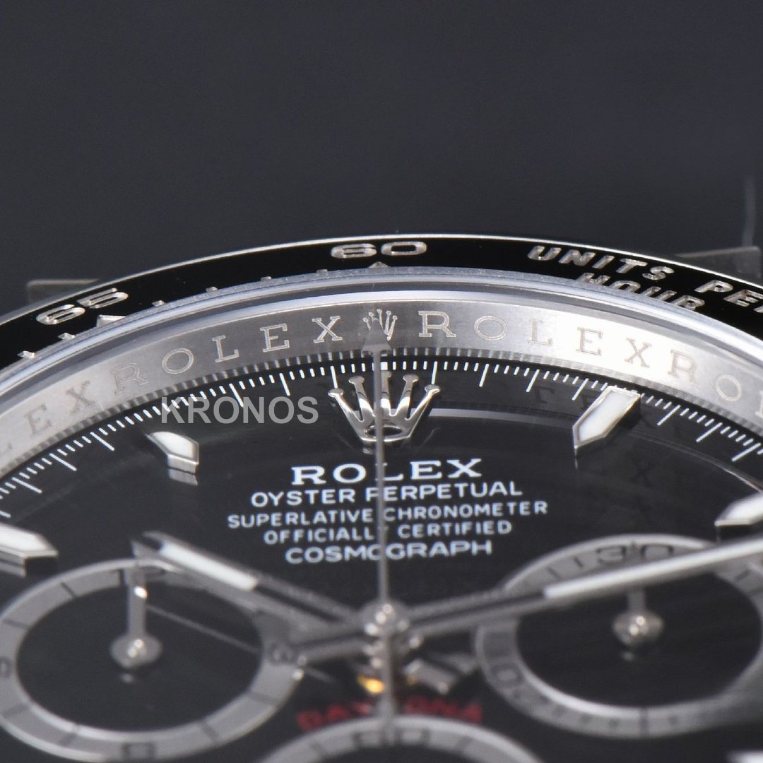 Daytona 40mm Black Dial Black - Authentic Movement