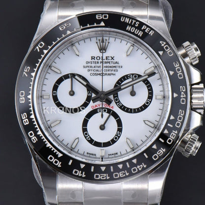 Daytona 40mm Panda White Dial Black - Authentic Movement