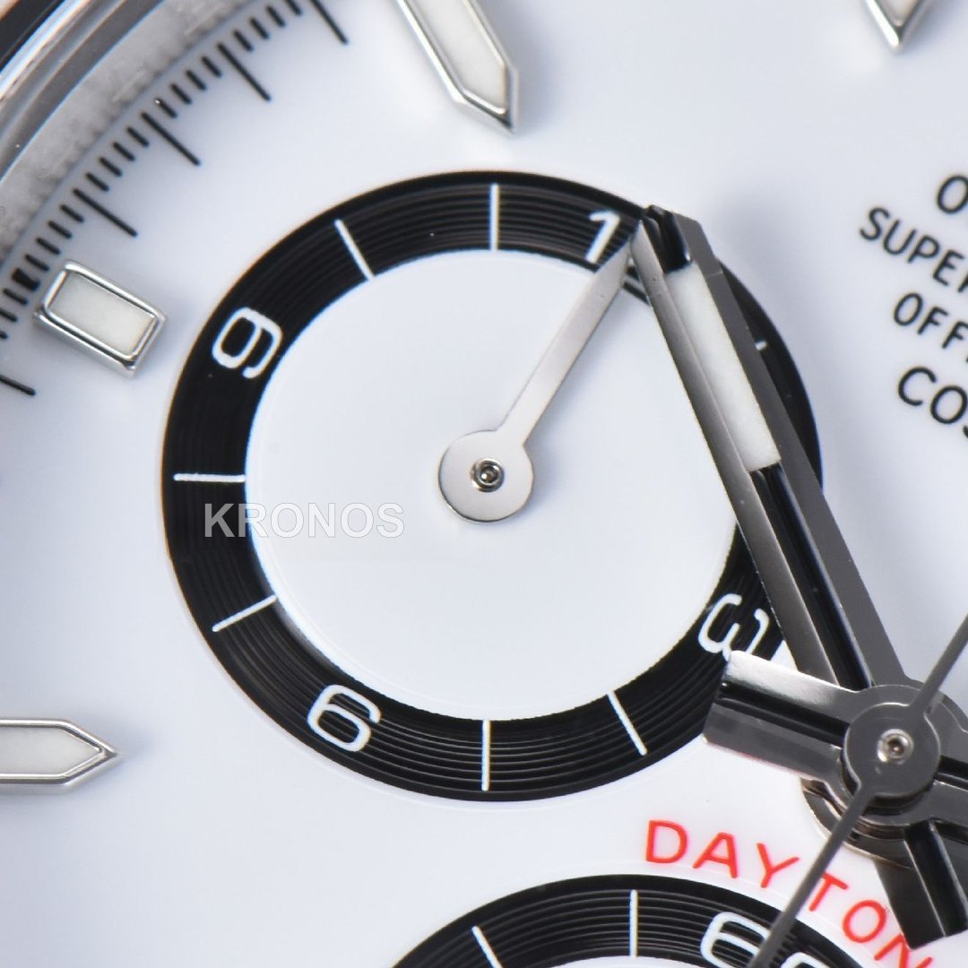 Daytona 40mm Panda White Dial Black - Authentic Movement