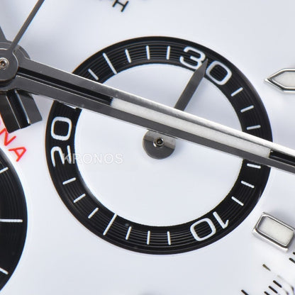 Daytona 40mm Panda White Dial Black - Authentic Movement