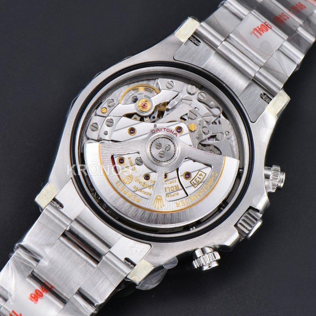 Daytona 40mm Panda White Dial Black - Authentic Movement