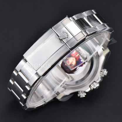 Daytona 40mm Panda White Dial Black - Authentic Movement
