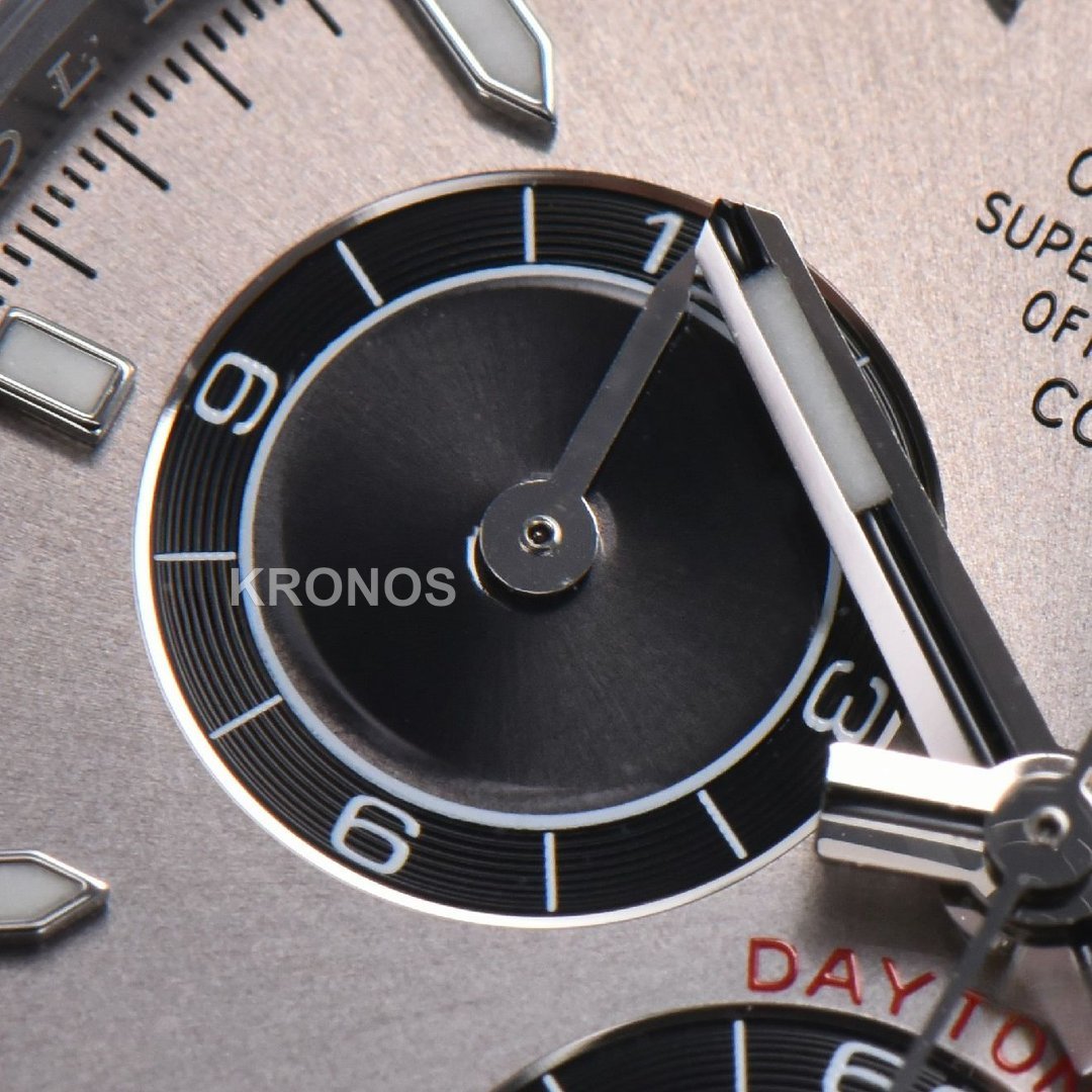 Daytona 40mm Gray Dial Black Oysterflex Strap - Authentic Movement