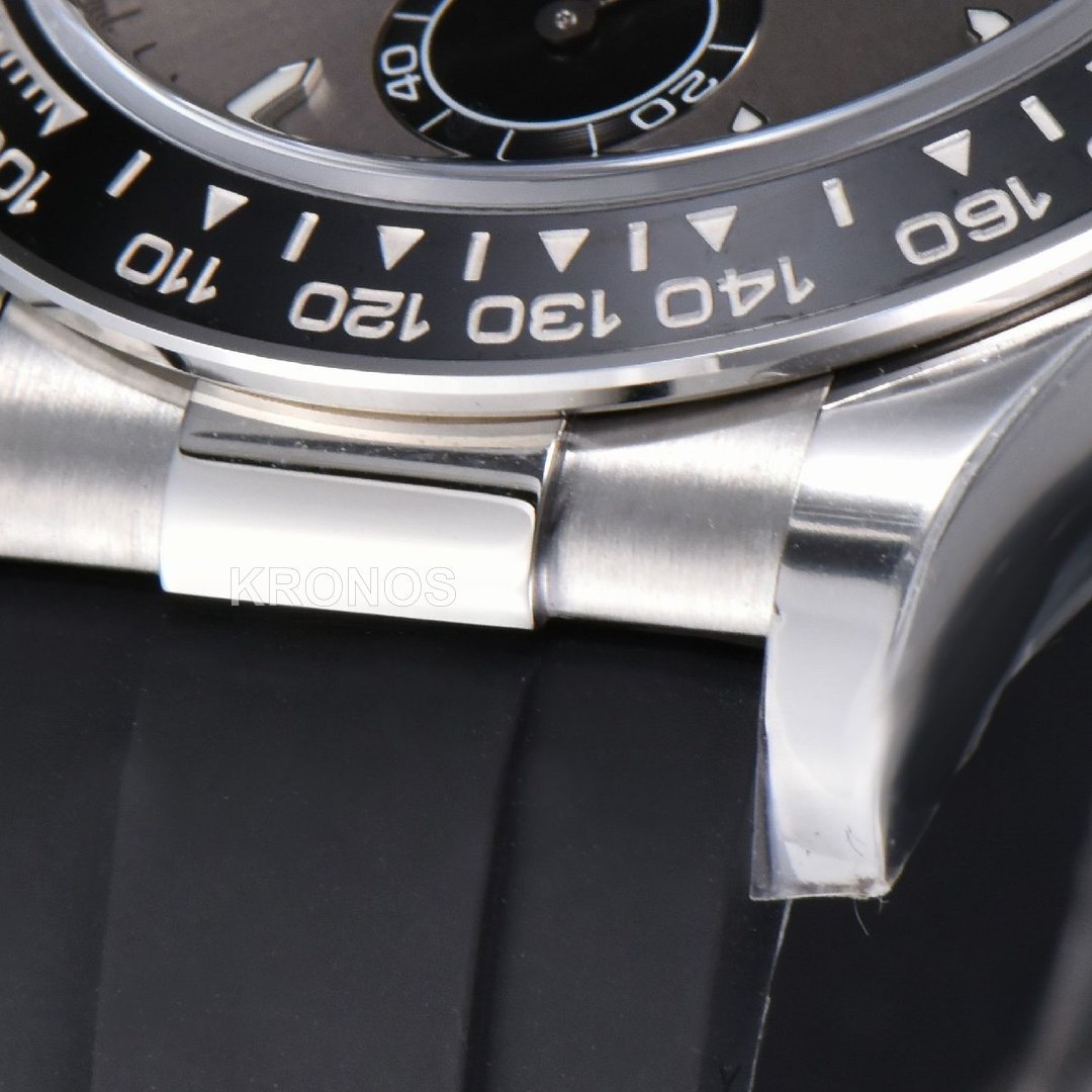 Daytona 40mm Gray Dial Black Oysterflex Strap - Authentic Movement