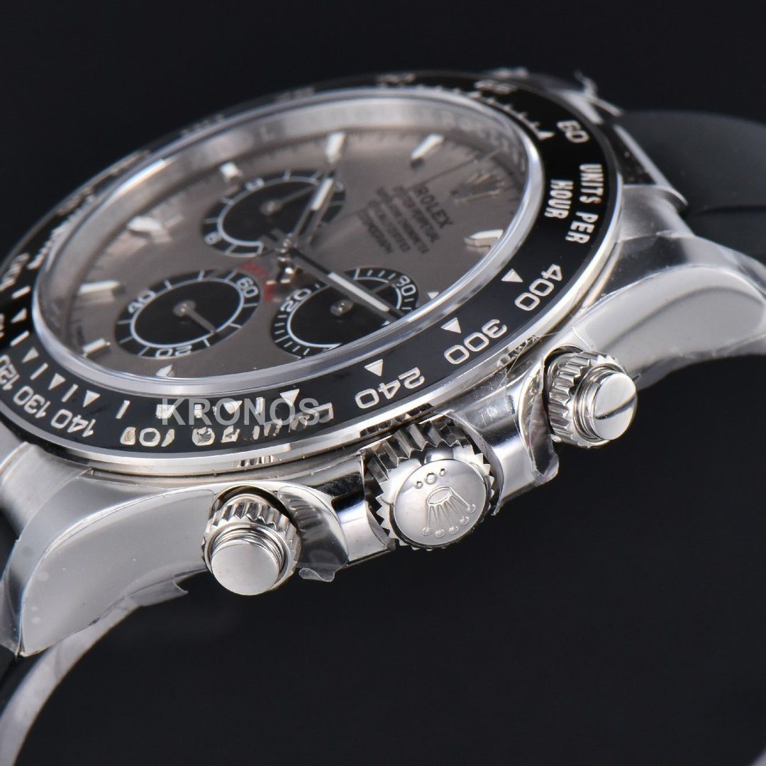 Daytona 40mm Gray Dial Black Oysterflex Strap - Authentic Movement