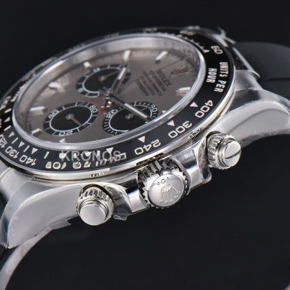 Daytona 40mm Gray Dial Black Oysterflex Strap - Authentic Movement
