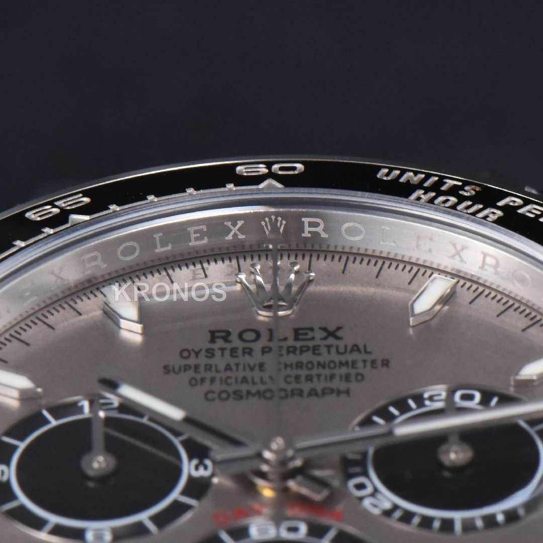 Daytona 40mm Gray Dial Black Oysterflex Strap - Authentic Movement