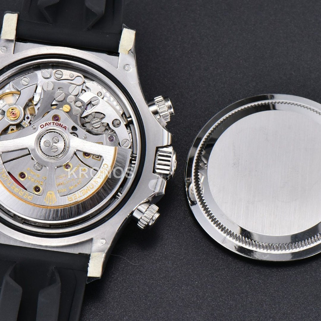 Daytona 40mm Gray Dial Black Oysterflex Strap - Authentic Movement