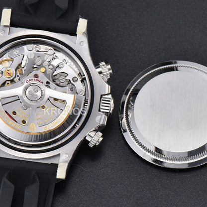 Daytona 40mm Gray Dial Black Oysterflex Strap - Authentic Movement