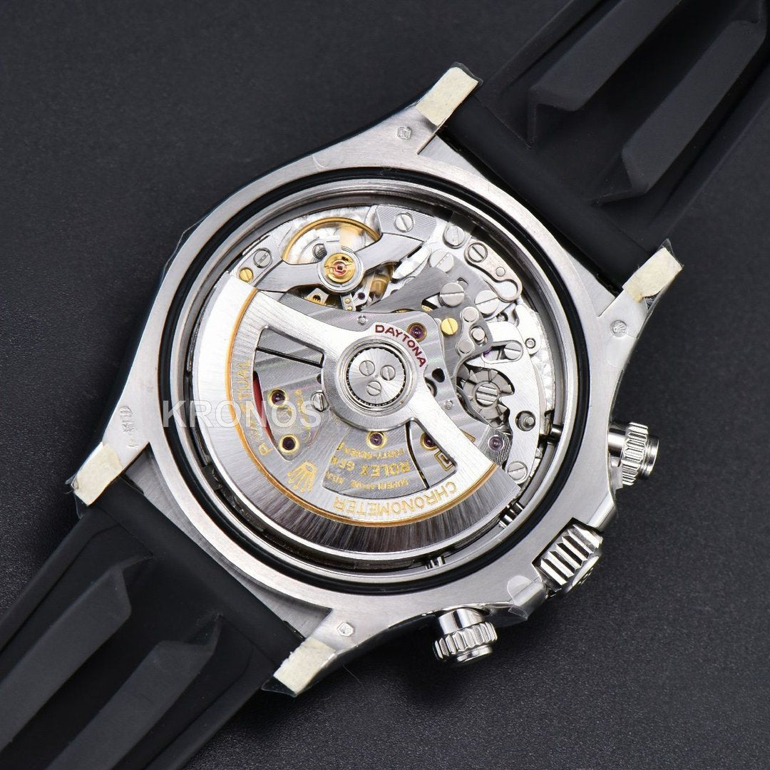 Daytona 40mm Gray Dial Black Oysterflex Strap - Authentic Movement