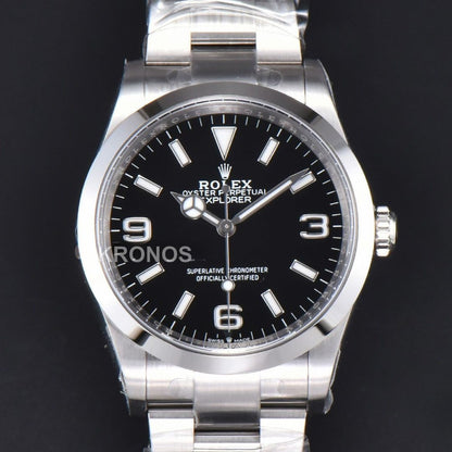 Explorer I 36mm Black Dial - Authentic Movement