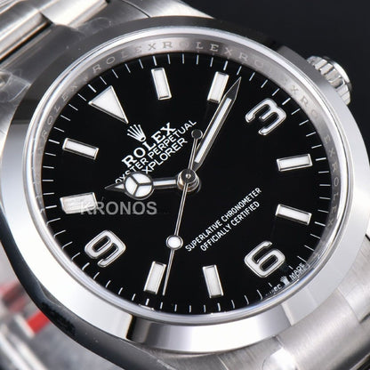 Explorer I 36mm Black Dial - Authentic Movement