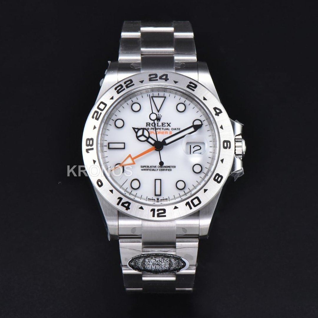 Explorer II 42mm White Dial Chs - Authentic Movement