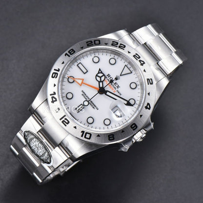 Explorer II 42mm White Dial Chs - Authentic Movement