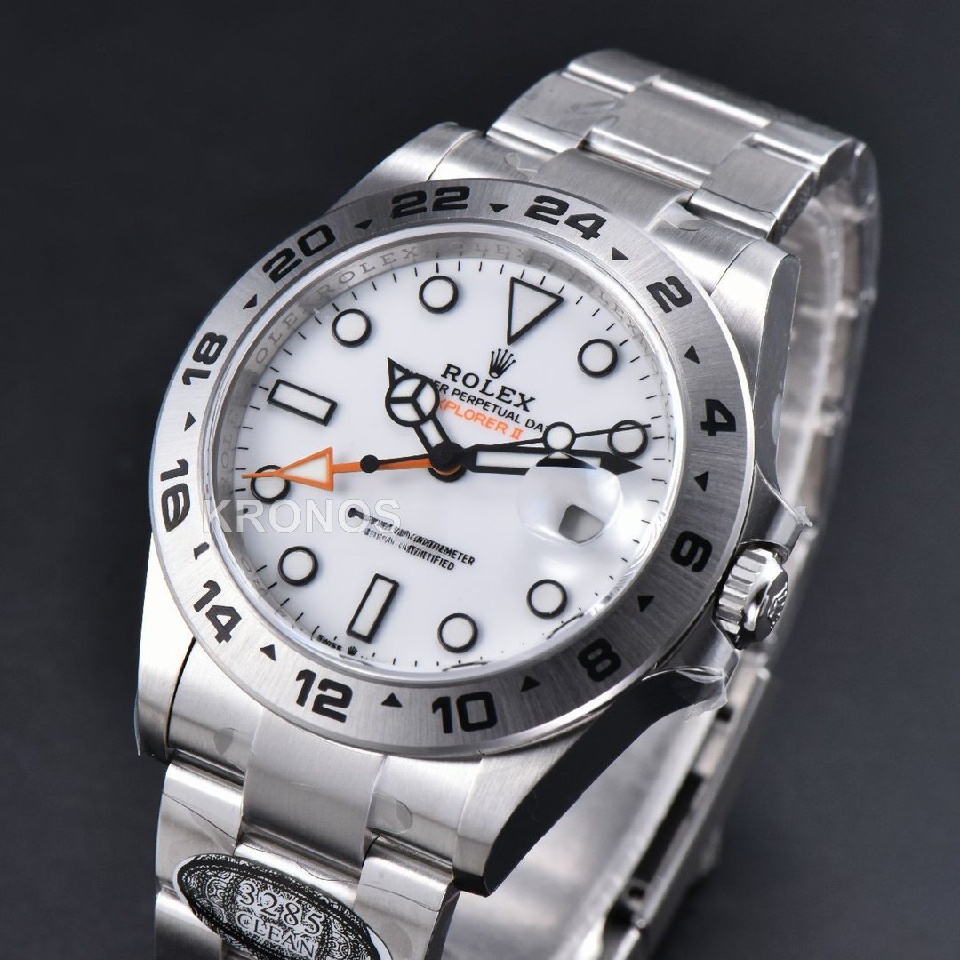Explorer II 42mm White Dial Chs - Authentic Movement
