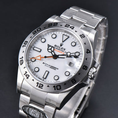Explorer II 42mm White Dial Chs - Authentic Movement