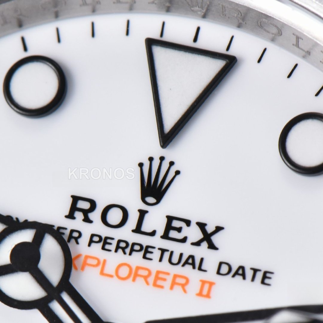 Explorer II 42mm White Dial Chs - Authentic Movement