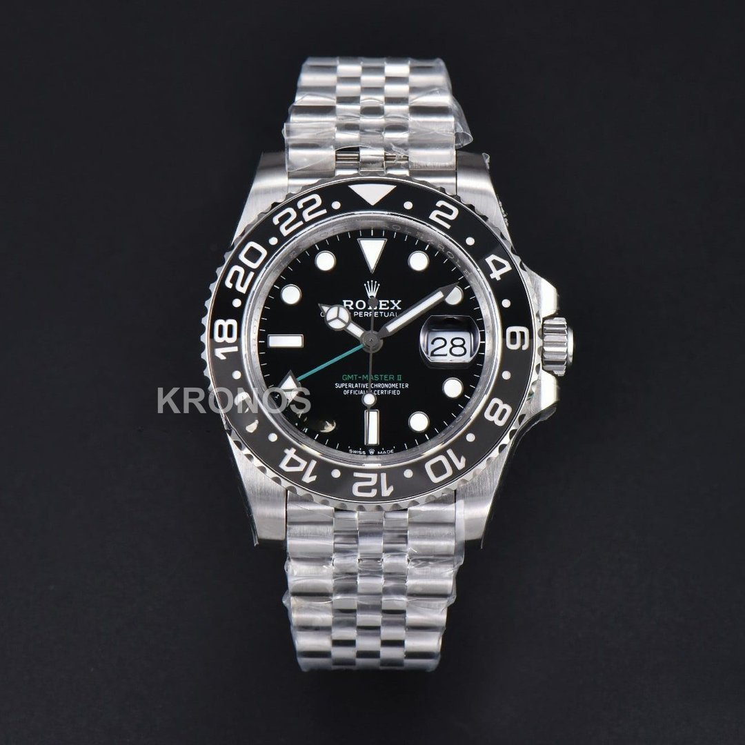 GMT Master II 40mm Blackgray Black Dial - Authentic Movement