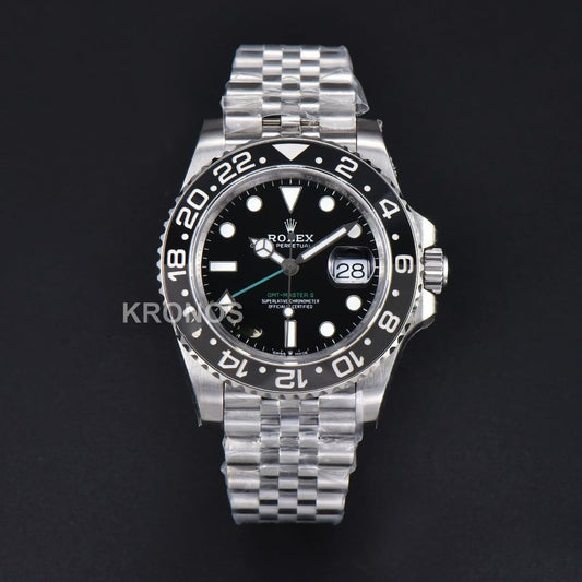 GMT Master II 40mm Blackgray Black Dial - Authentic Movement