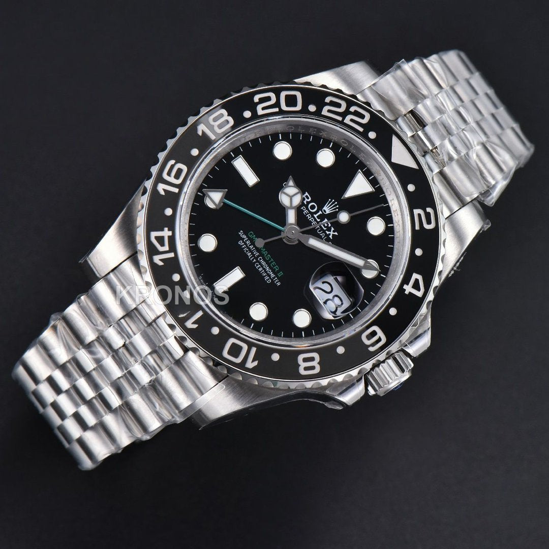 GMT Master II 40mm Blackgray Black Dial - Authentic Movement
