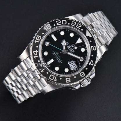 GMT Master II 40mm Blackgray Black Dial - Authentic Movement
