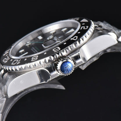 GMT Master II 40mm Blackgray Black Dial - Authentic Movement