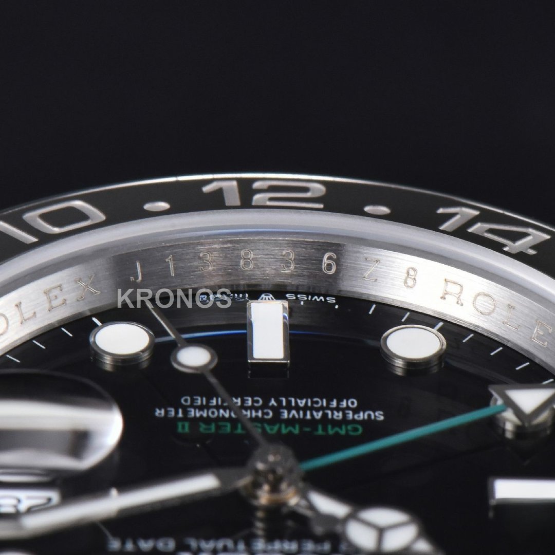 GMT Master II 40mm Blackgray Black Dial - Authentic Movement